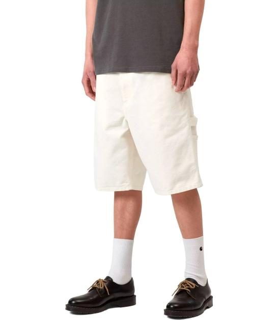 26SS 칼하트 WIP 싱글 니 쇼츠 I027942 D602 29 White - CARHARTT WIP