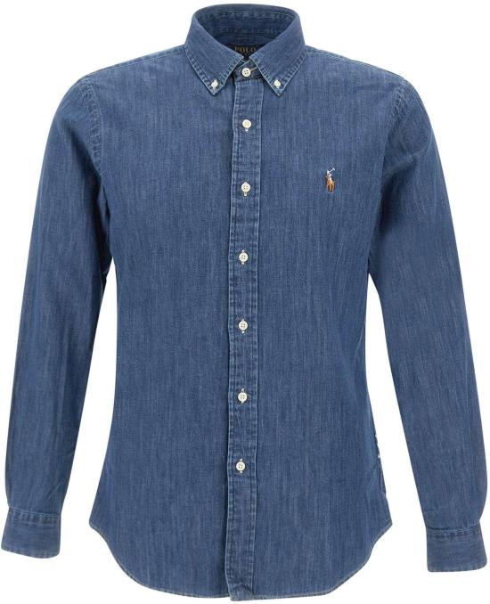 26SS 랄프 로렌 데님 셔츠 710792043001 BLUE