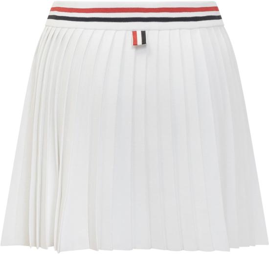 25SS 톰브라운 숏 스커트 FKK139AY5502100 WHITE - THOM BROWNE