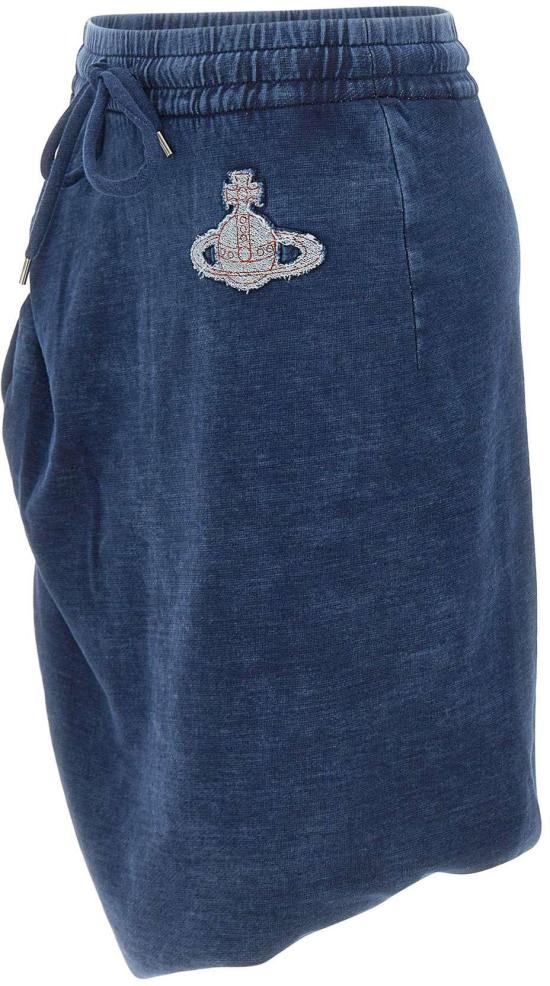 26SS 비비안웨스트우드 미디 스커트 1J01000MJ00B1K411 BLUE - VIVIENNE WESTWOOD