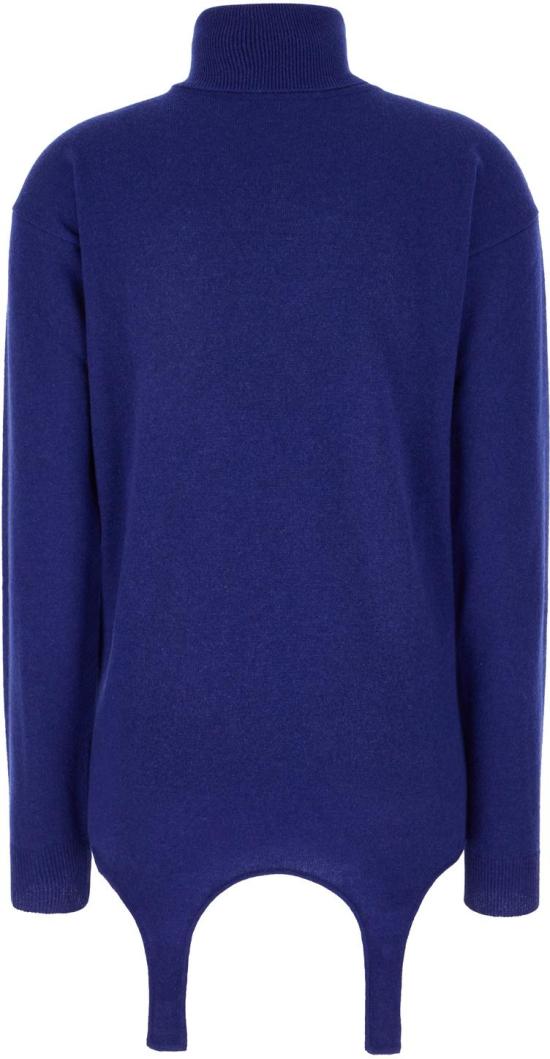  생로랑 캐시미어 터틀넥 스웨터 806969YALL24069 BLUE - SAINT LAURENT