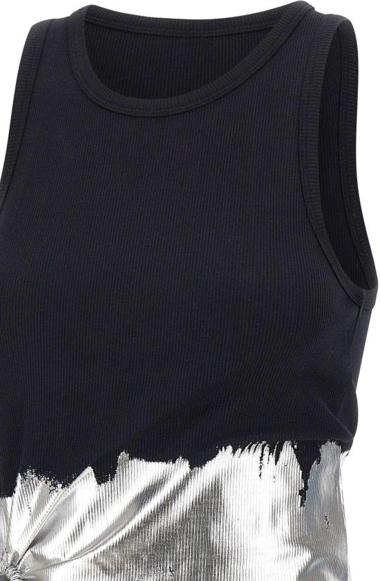 26SS 파코라반 민소매 티셔츠 26PJTE015C00530M004 BLACK - PACO RABANNE