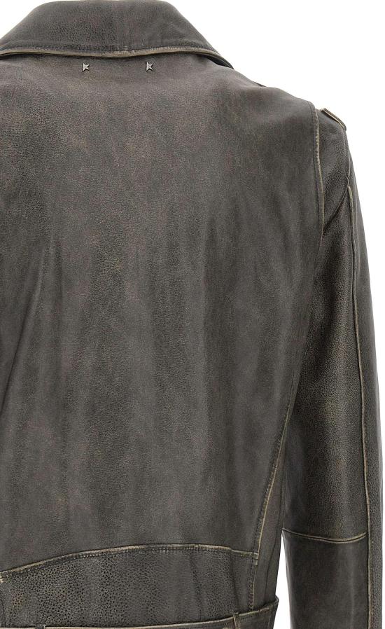 26FW 골든구스 가죽 자켓 GMP00297P00064790100 BLACK - GOLDEN GOOSE