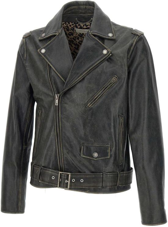 26FW 골든구스 가죽 자켓 GMP00297P00064790100 BLACK