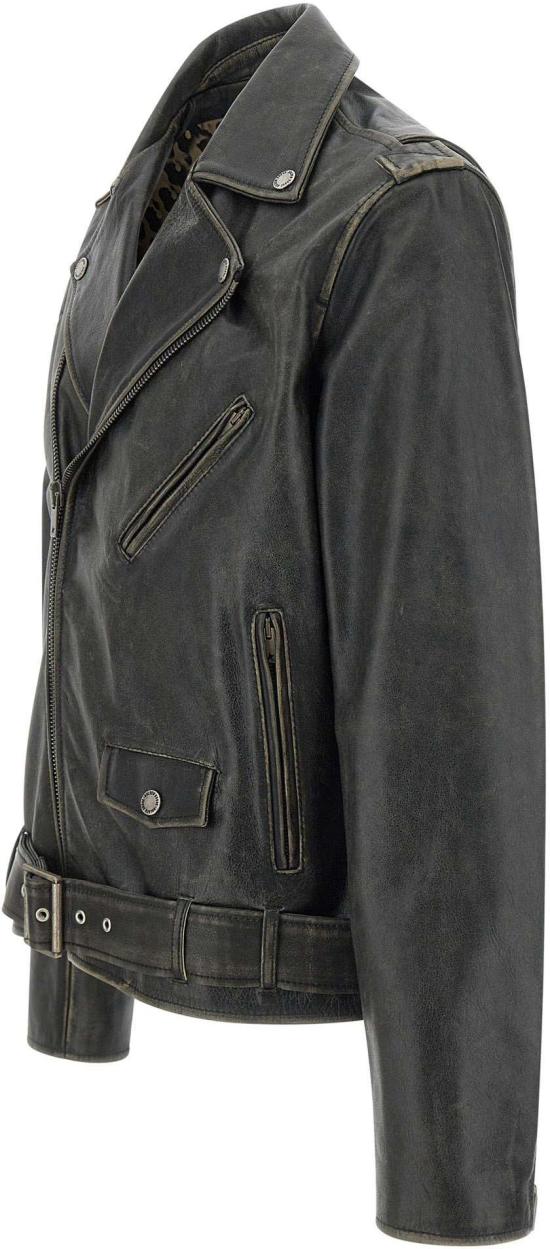 26FW 골든구스 가죽 자켓 GMP00297P00064790100 BLACK - GOLDEN GOOSE