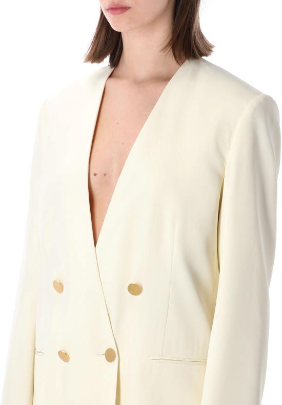 26SS 알베르타 페레티 코트 261M051101280003 WHITE - ALBERTA FERRETTI