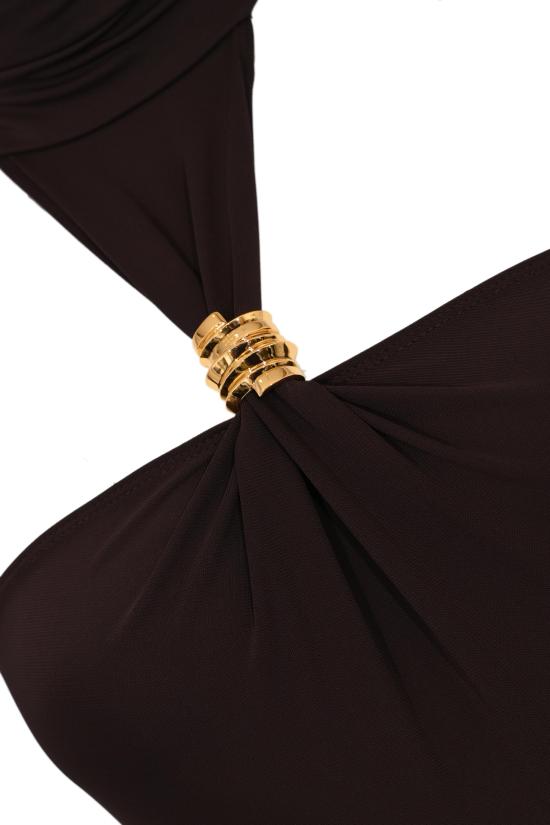 26SS 엘리자베타프랜치 바디수트 티셔츠 BO01761E2EV9 BROWN - ELISABETTA FRANCHI