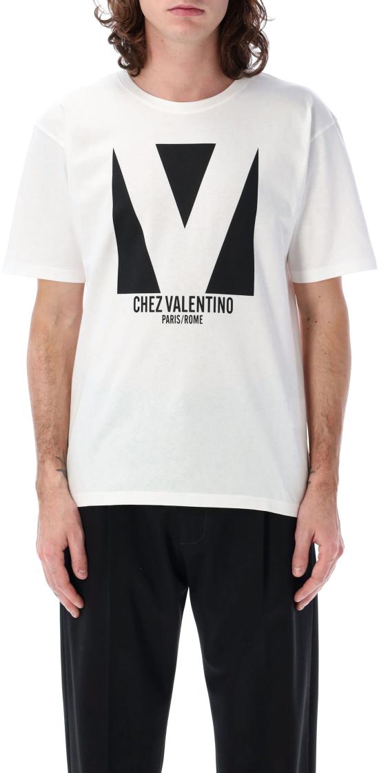 25SS 발렌티노 가라바니 반팔 티셔츠 6V3MG16PAQ9A03 WHITE - VALENTINO GARAVANI