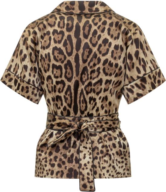 26SS 돌체앤가바나 벨티드 실크 셔츠 F5G67TFSAXYHY13M BEIGE - DOLCE & GABBANA