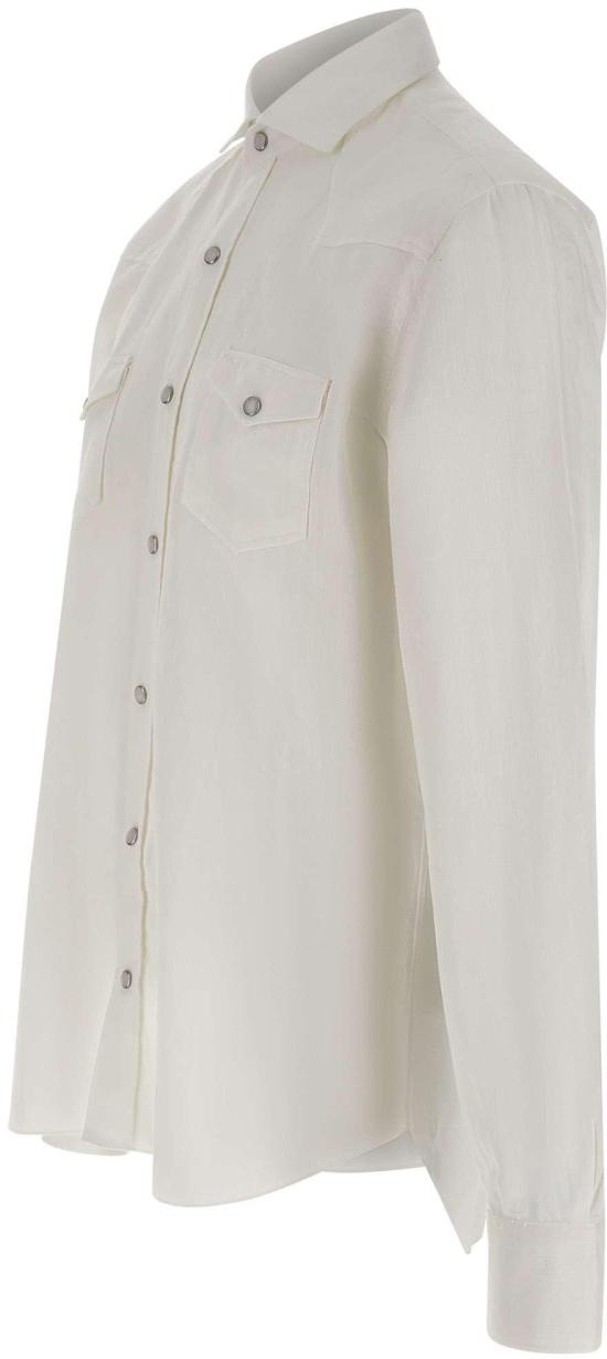 26SS 발바 긴팔 셔츠 WSU02P2054260U0001 WHITE - BARBA