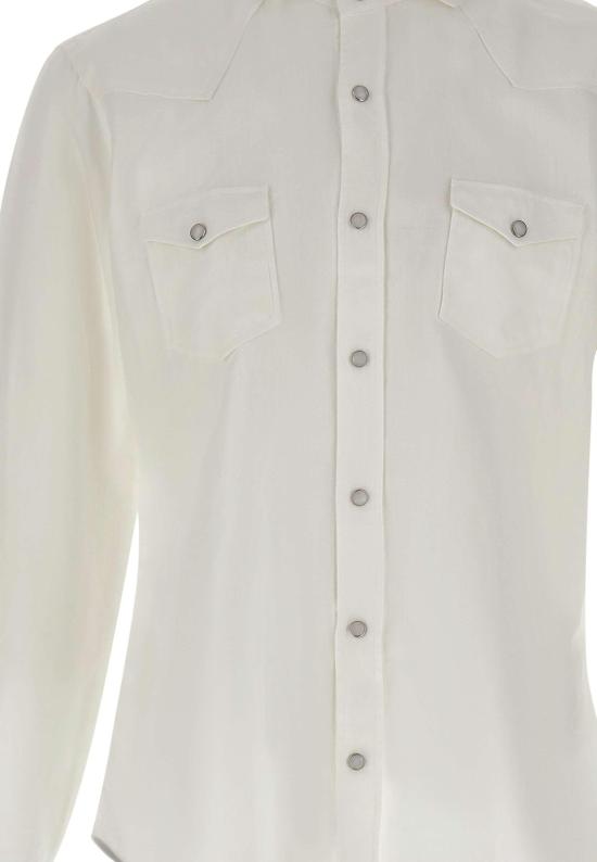 26SS 발바 긴팔 셔츠 WSU02P2054260U0001 WHITE - BARBA