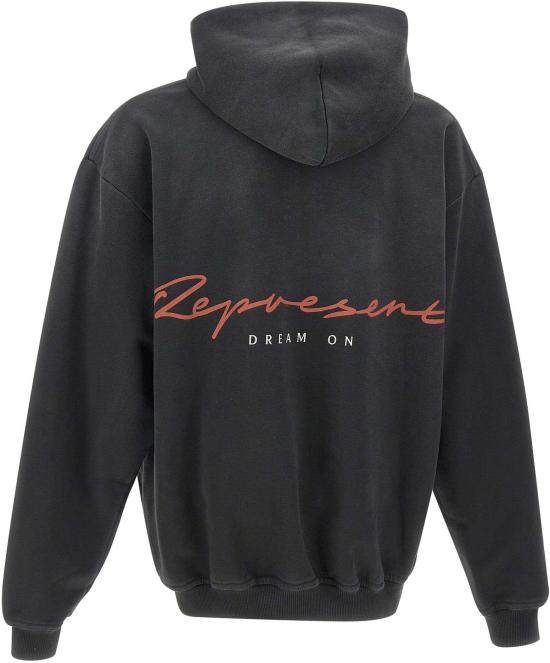 26SS 리프레젠트 후드 티셔츠 MLM10076204 BLACK - REPRESENT