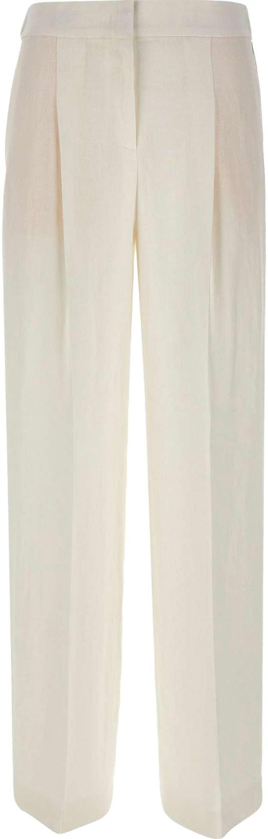 26SS 보스 스트레이트 팬츠 50557443100 WHITE
