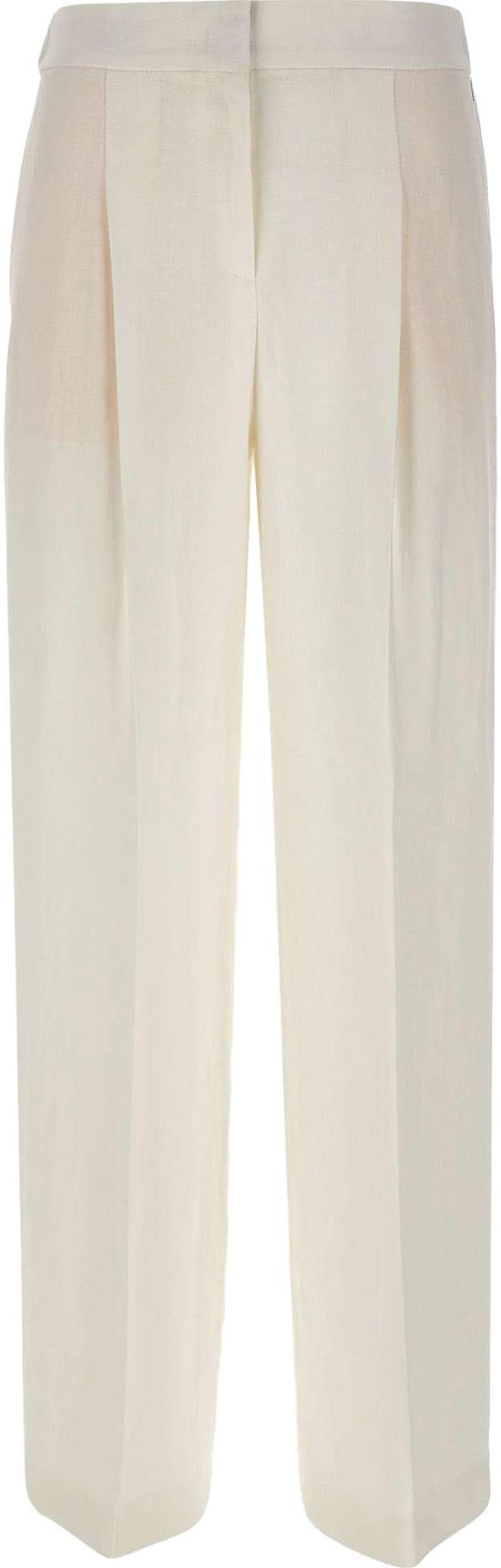 26SS 보스 스트레이트 팬츠 50557443100 WHITE