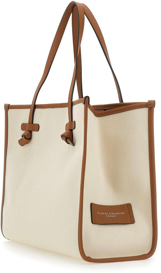 26SS 지아니 끼아리니 토트백 BS6850COMMCNVSEPANNACORCAR WHITE - GIANNI CHIARINI