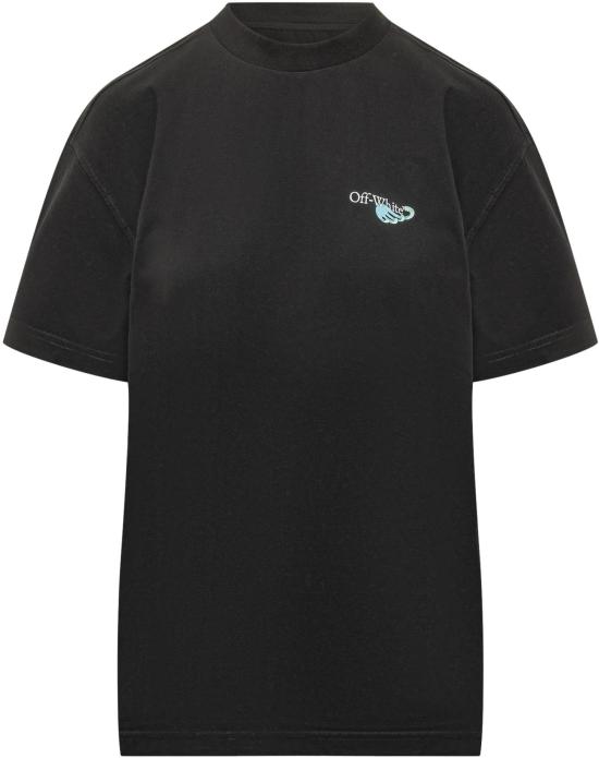 26SS 오프화이트 반팔 티셔츠 2AA089S26JER0051001 BLACK