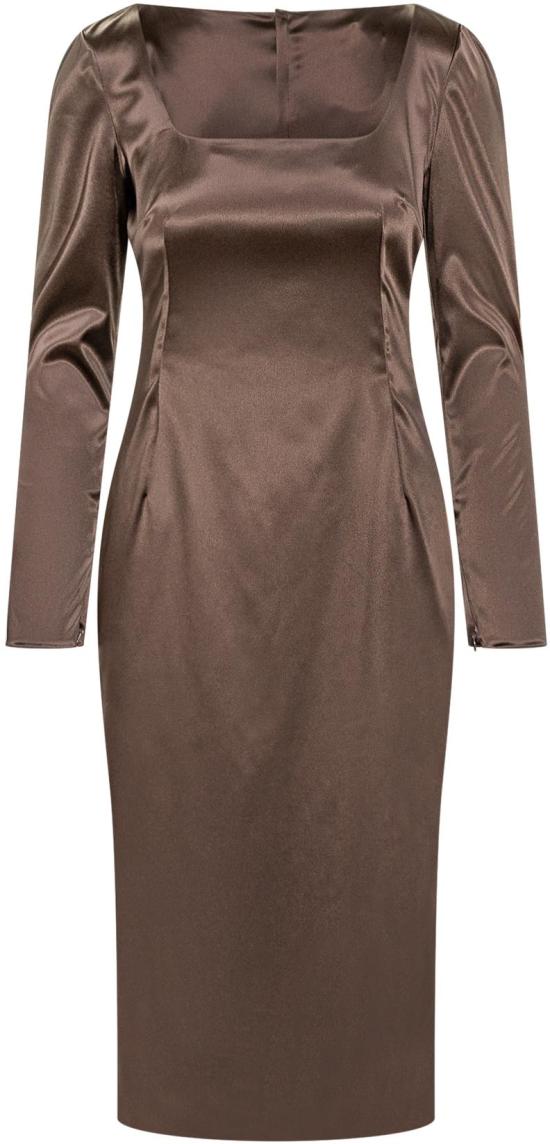 25FW 돌체앤가바나 미디 원피스 F6TYGTFURADM0694 BROWN