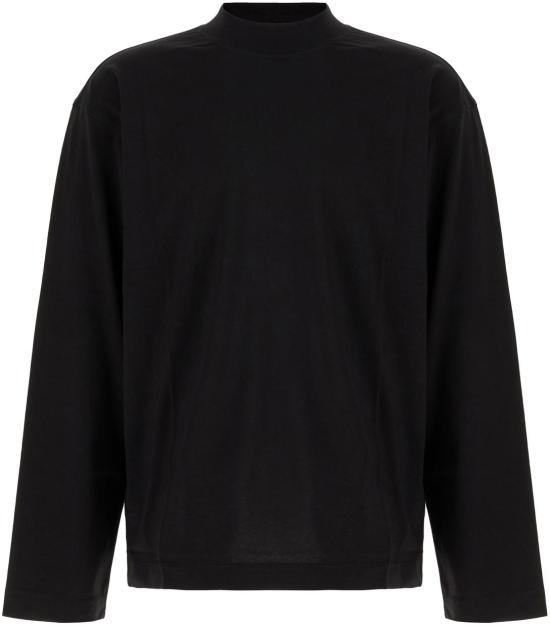 25FW 드리스 반 노튼 긴팔 티셔츠 2520211042600900 BLACK