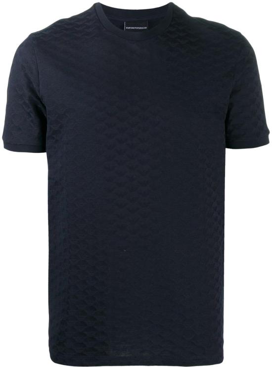 25FW 엠포리오 아르마니 반팔 티셔츠 8N1TL71JHWZ0920 BLUE