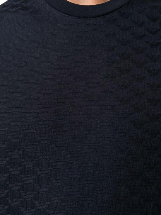 25FW 엠포리오 아르마니 반팔 티셔츠 8N1TL71JHWZ0920 BLUE - EMPORIO ARMANI