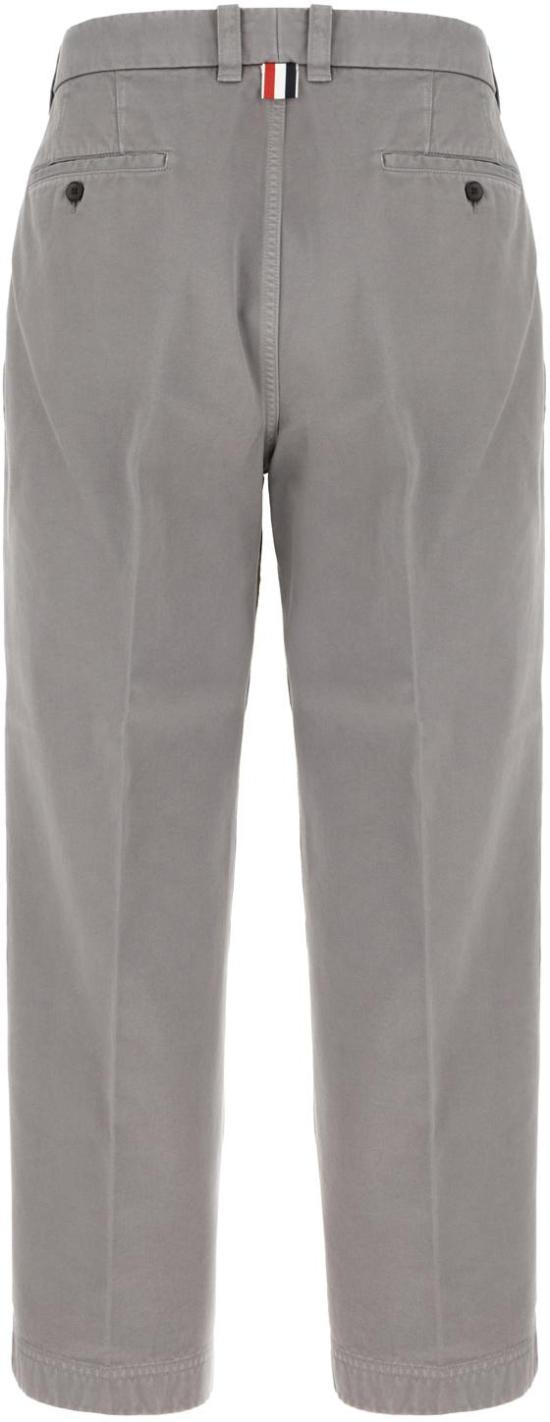 26SS 톰브라운 코튼 트윌 유틸리티 치노 팬츠 MTU335WF0576035 GREY - THOM BROWNE