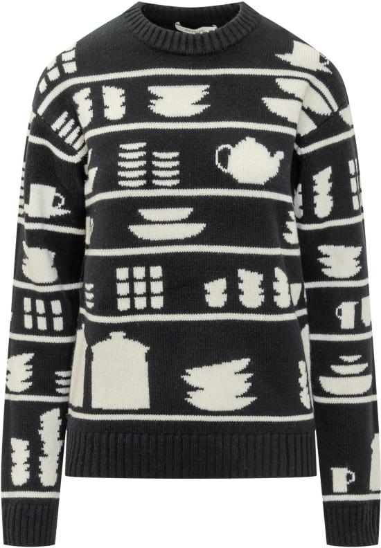 25FW JW앤더슨 스웨터 KW1490YN0379901 BLACK