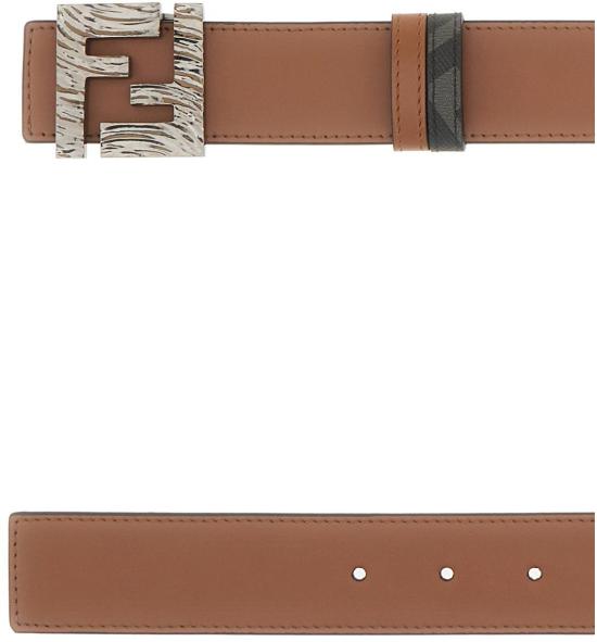 25SS 펜디 가죽 벨트 7C0543AFF2F1SCK BROWN - FENDI