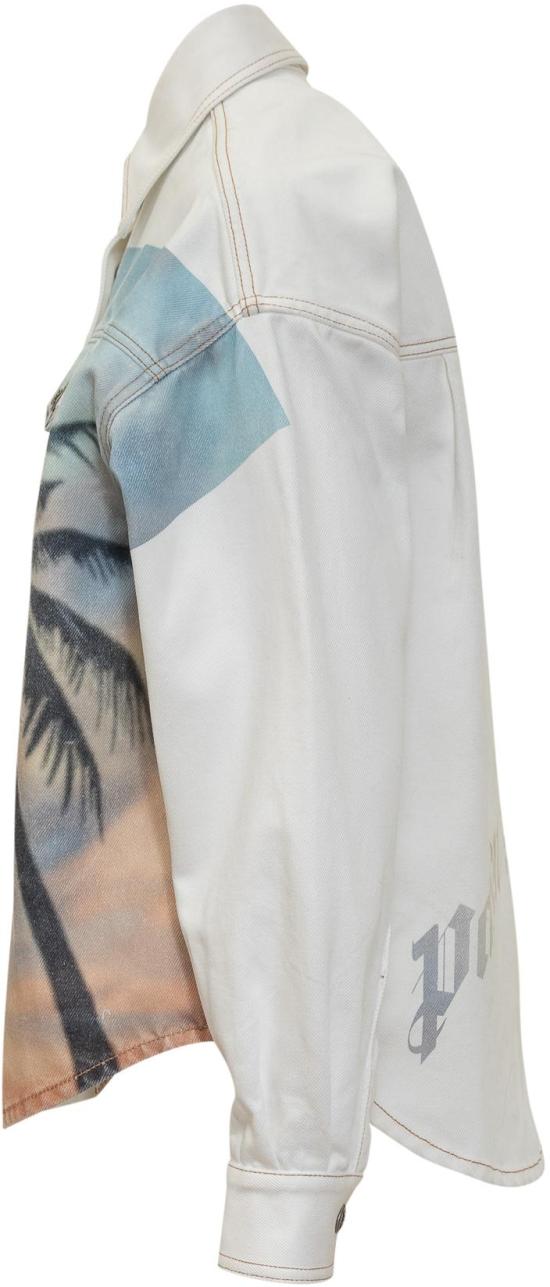 25SS 팜앤젤스 자켓 PWYD023S25DEN0010384 WHITE - PALM ANGELS