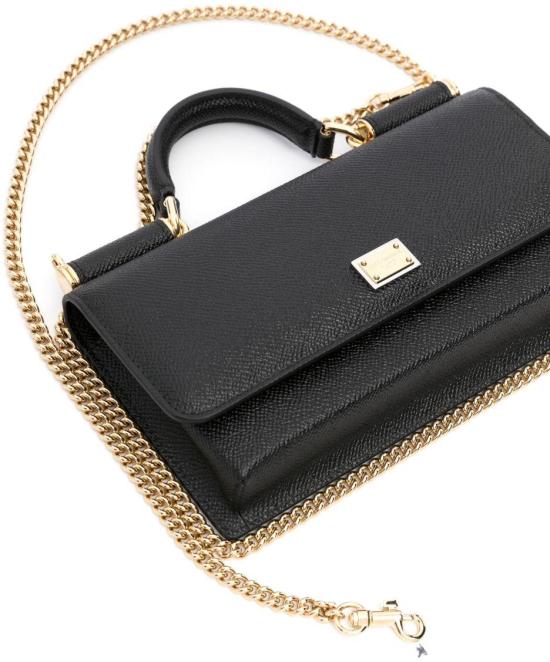 26FW 돌체앤가바나 Dauphine-print calfskin 미니백 BI3280A100180999 BLACK - DOLCE & GABBANA