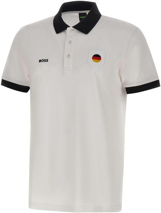 26SS 보스 폴로 티셔츠 50559263102 WHITE