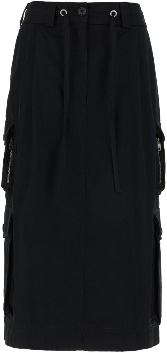 25FW 돌체앤가바나 롱 스커트 F4DAQTFU62WN0000 BLACK