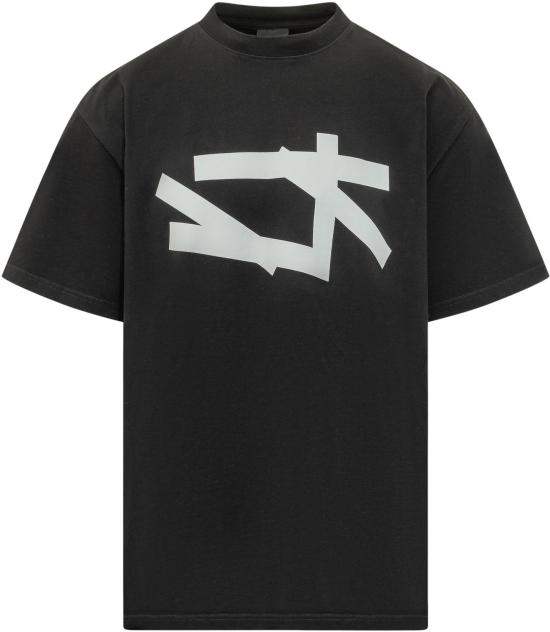 26SS 44레이블 반팔 티셔츠 B0030556FA706P784 BLACK