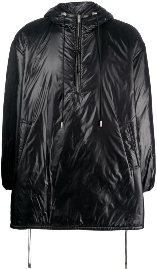  생로랑 코트 758264Y5F651000 BLACK