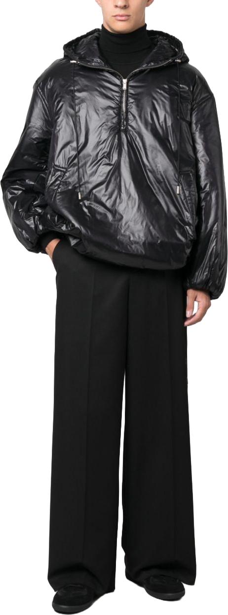  생로랑 코트 758264Y5F651000 BLACK - SAINT LAURENT