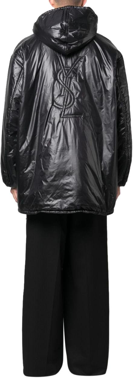  생로랑 코트 758264Y5F651000 BLACK - SAINT LAURENT