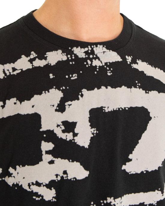 26SS 디젤 반팔 티셔츠 A130490DQAU9XX BLACK - DIESEL