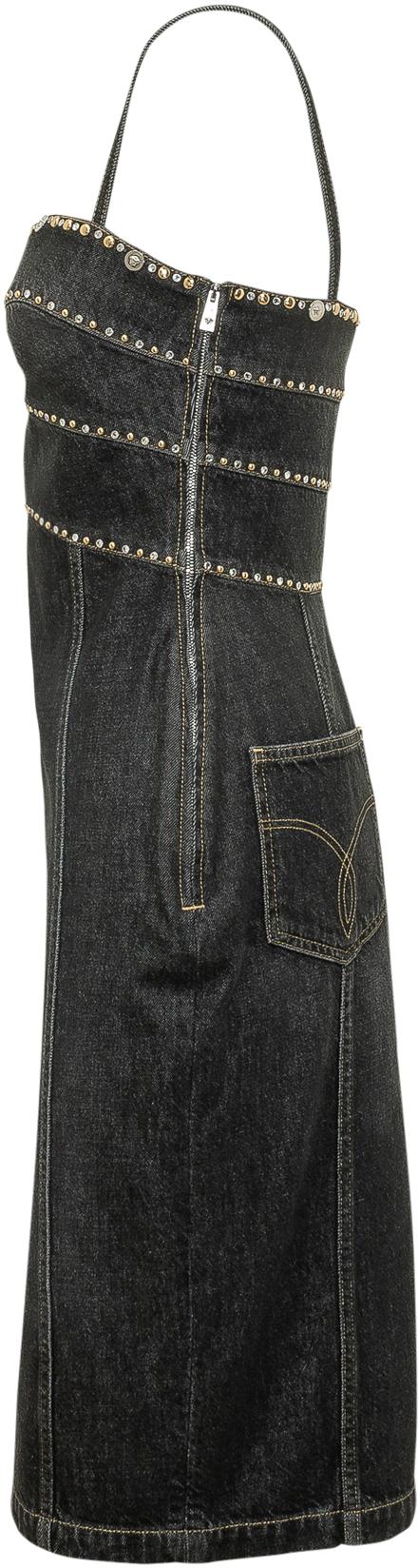 26SS 베르사체 숏 원피스 10231171A164771D040 DONKERGREY - VERSACE