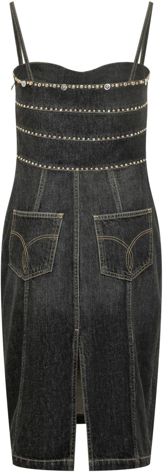 26SS 베르사체 숏 원피스 10231171A164771D040 DONKERGREY - VERSACE