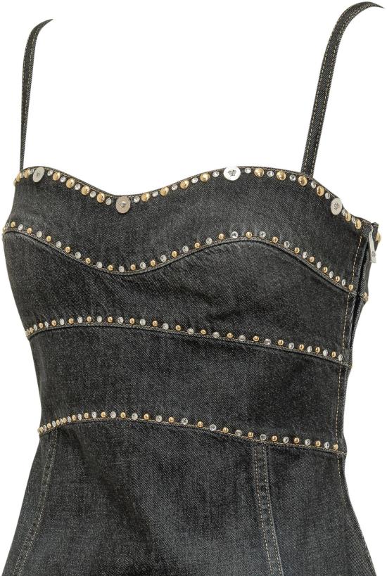 26SS 베르사체 숏 원피스 10231171A164771D040 DONKERGREY - VERSACE