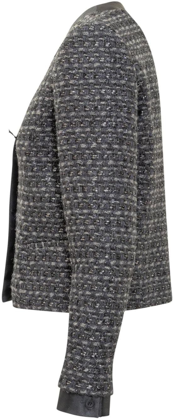 25FW 엠포리오 아르마니 루렉스 트위드 자켓 EW001713AF14268F8155 DONKERGREY - EMPORIO ARMANI