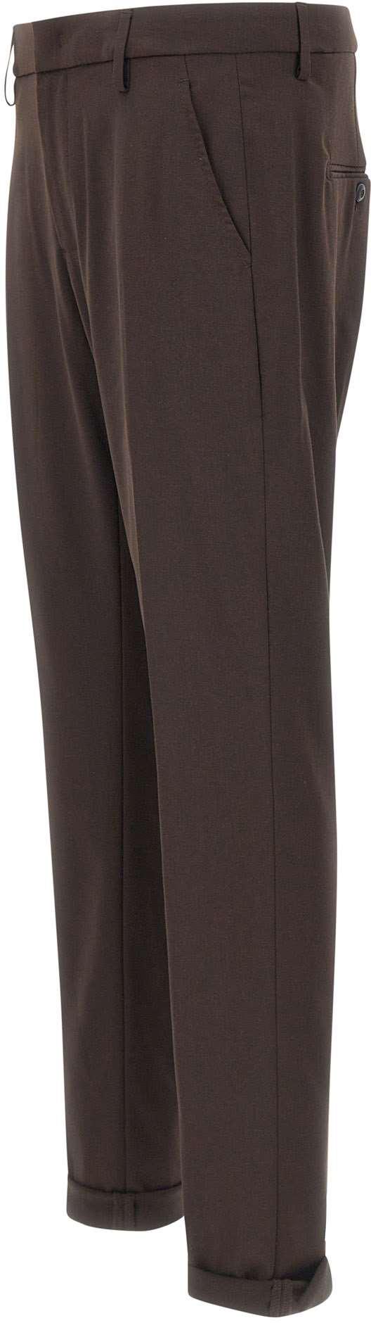 26FW 돈답 스트레이트 팬츠 UP235OS0120002O789 BROWN - DONDUP