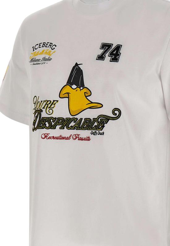 26SS 아이스 비 아이스버그 반팔 티셔츠 26EI1P0F023627AWHITE - ICE B ICEBERG