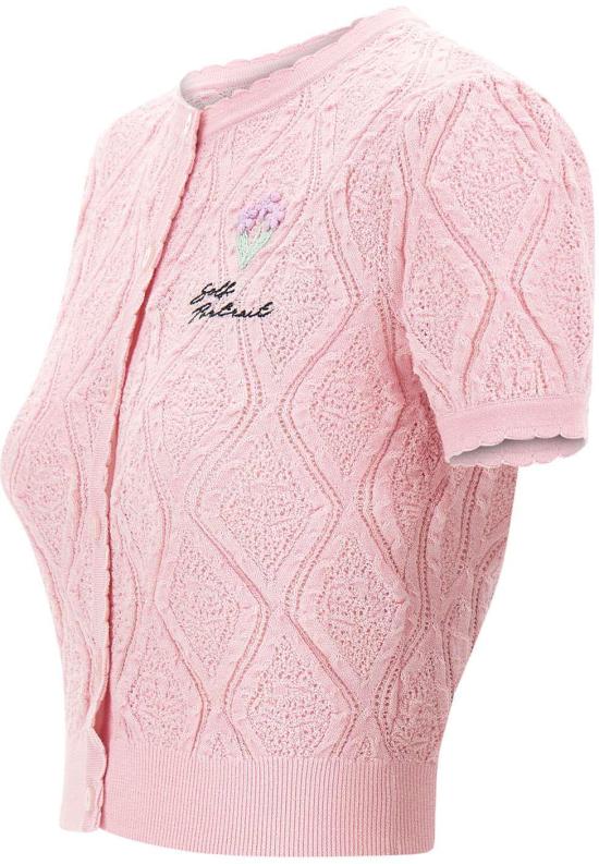 26SS 셀프 포트레이트 가디건 057TPPINK - SELF PORTRAIT