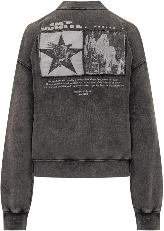 25FW 오프화이트 스웨터 OWBA075F25FLE0021301 DONKERGREY - OFF WHITE
