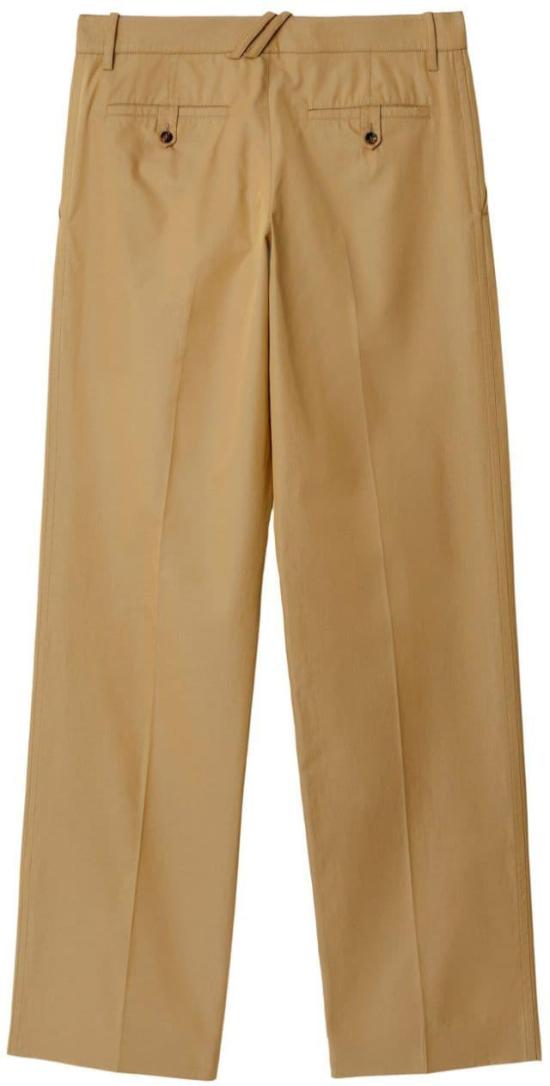  버버리 스트레이트 팬츠 8086908B9307 BEIGE - BURBERRY