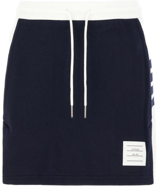 25SS 톰브라운 클래식 4바 저지 미니 스커트 FJK130A03037415 BLUE