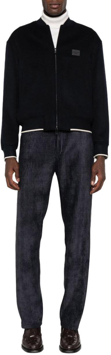 25FW 엠포리오 아르마니 코트 EM003049AF18229UB118 BLUE - EMPORIO ARMANI