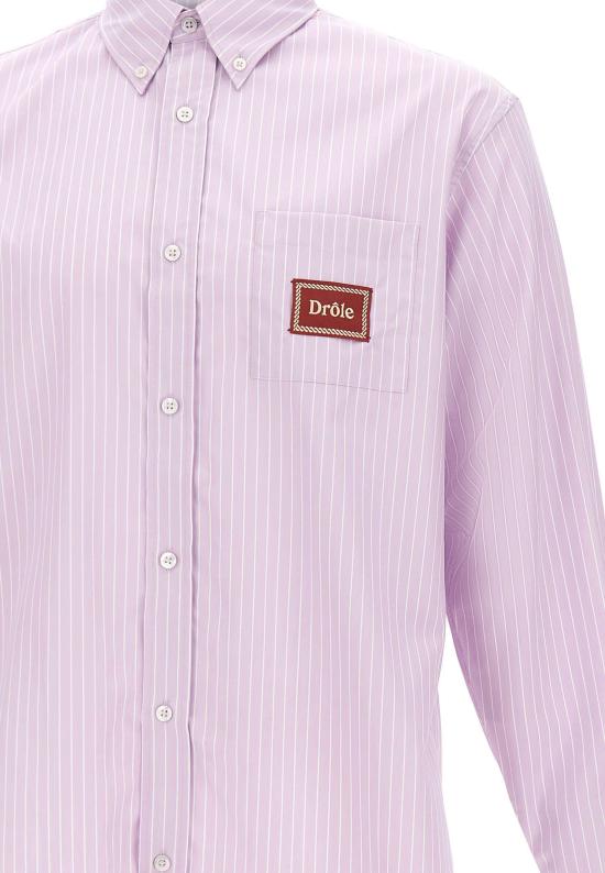 26SS 드롤드무슈 긴팔 셔츠 KSH240CO287LAV PINK - DROLE DE MONSIEUR