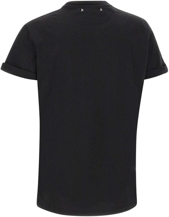 25FW 골든구스 반팔 티셔츠 GWP01220P00063790292 BLACK - GOLDEN GOOSE