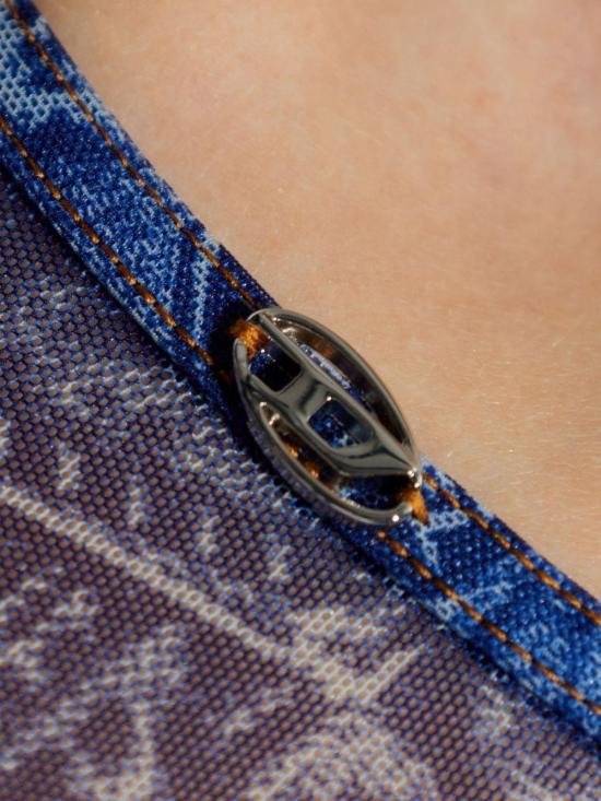 26SS 디젤 반팔 티셔츠 A220610CJBM8IX BLUE - DIESEL